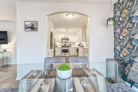 An Effortless Dining Experience: Situated Adjacent to the Kitchen and Living Room, Where Comfort Meets Convenience