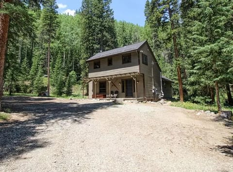 Exterior, Cabin Backs to National Forest
