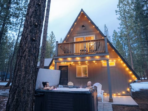 Private hot tub