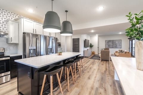 Upscale, comfortable, and spacious main floor.