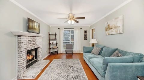 Open concept living room for making memories with family and friends