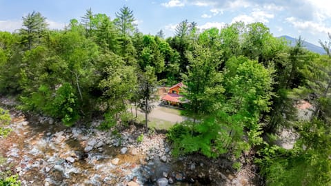 This riverside cabin feels like it leapt straight from the pages of a fairytale.