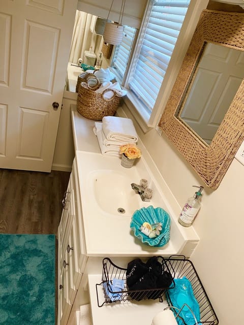 Luxurious, spacious walk in ensuite bathroom.