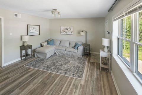 Living area with comfy sectional to relax on