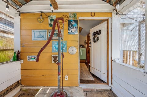 A glance at the entrance to the cottage. 