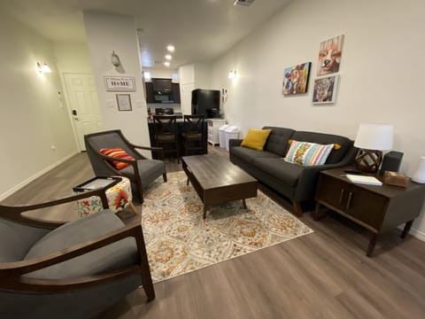 Main floor sitting area adjacent to the kitchen.