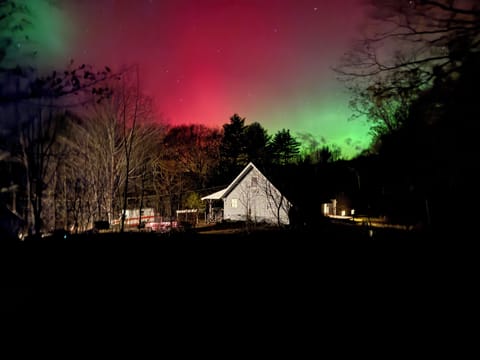 The house under the northern lights
