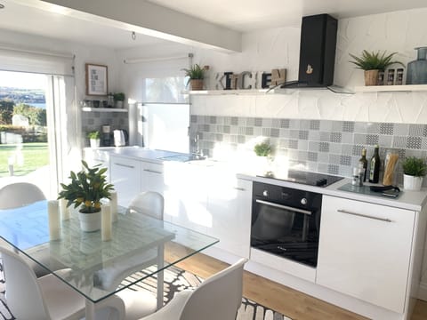 Breakfast with a seaview.