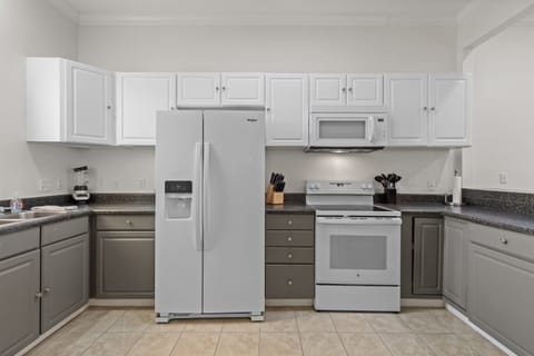 Fully stocked kitchen