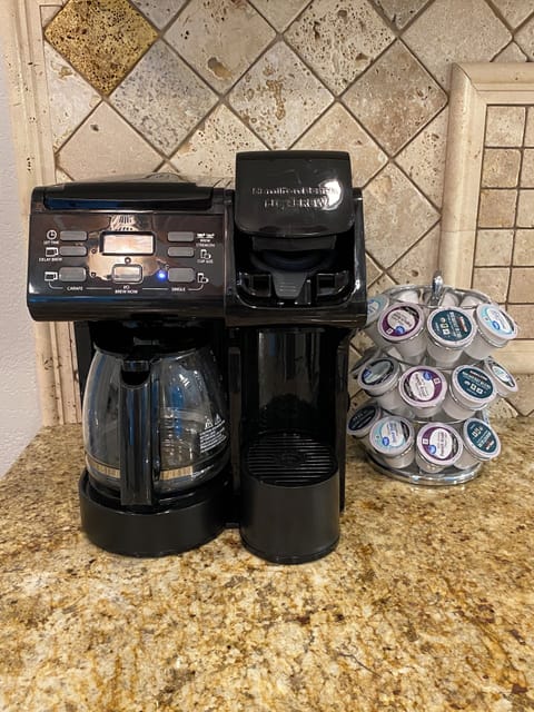 The day starts with coffee