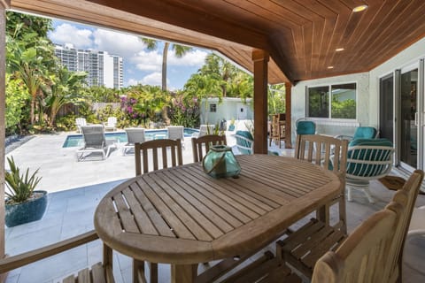 Fantastic Patio with multiple seating areas and a great view of the pool