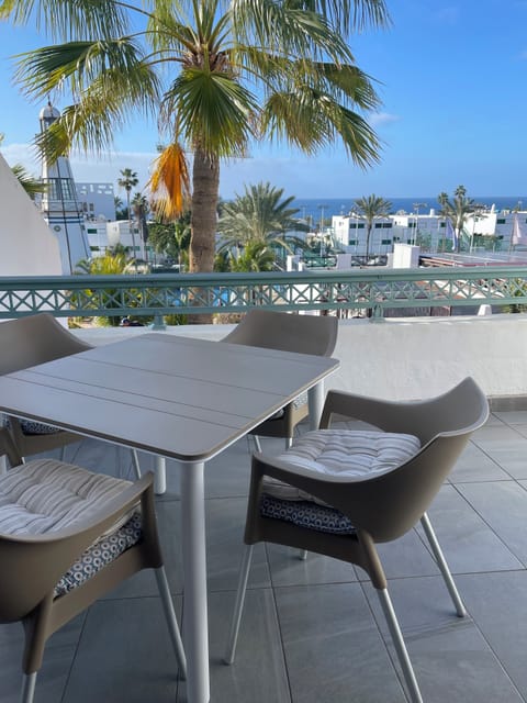 Balcony, seating and terrific sea view