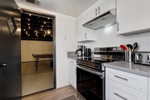 well-equipped kitchen