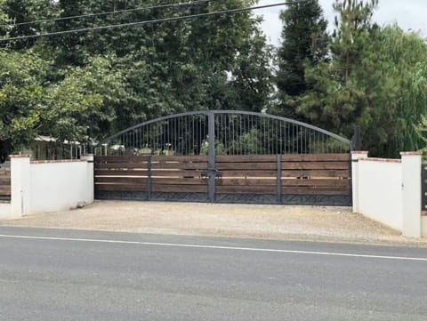 Entrance to property from Hwy. 
