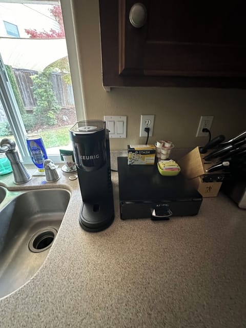 New kurig and coffee included