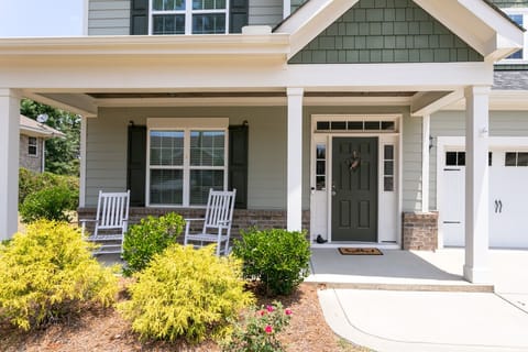 Sit down and relax on the front porch when you arrive!