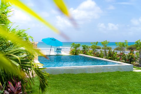 ocean front private pool available October 15, 2022.