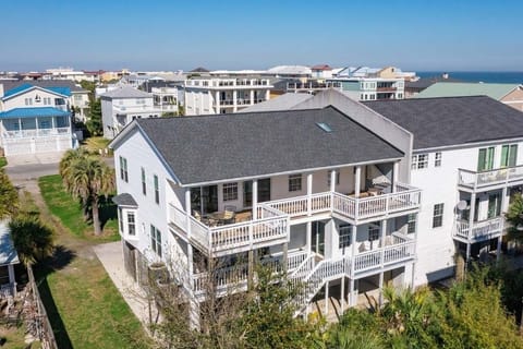 Large Townhome with large verandas catching breezes from east, south, and west.