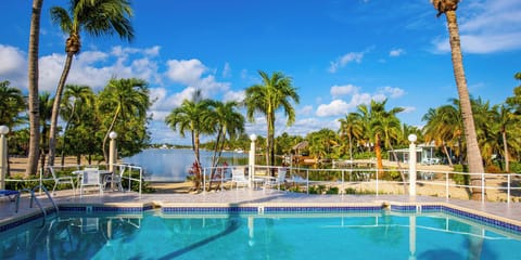 Gorgeous view of Bio Bay from swimming pool.