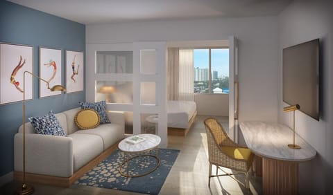 Bedroom. Interior and views may vary based on location and availability.