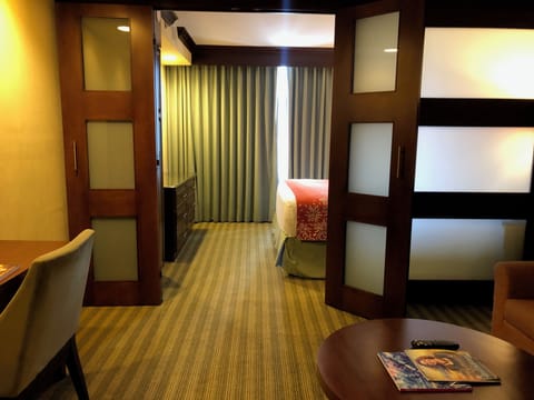 Suites has a bedroom for 2 guests and separate sleeping area for 2 more guests
