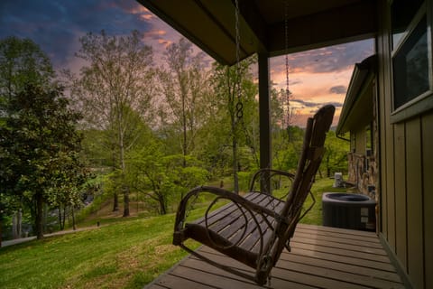 Enjoy some front porch sitting.