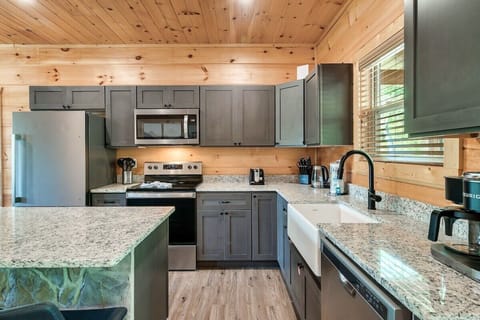 Blender, crock pot, rice cooker, toaster, K-cup and drip coffee maker, tools.