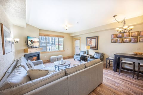 Walk right out to your private patio from the living room. Enjoy all the amenities that Silverado has to offer.
