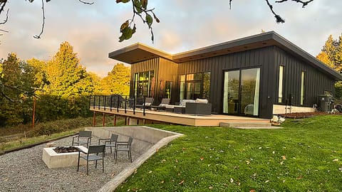 Modern luxury retreat with impeccable design inside and out. 