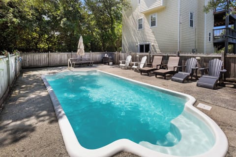 Take a dip in the gorgeous inground pool on a summer day!