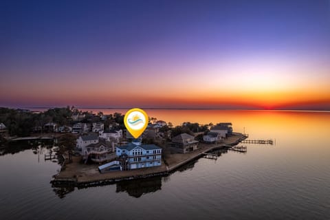 Sunset aerial