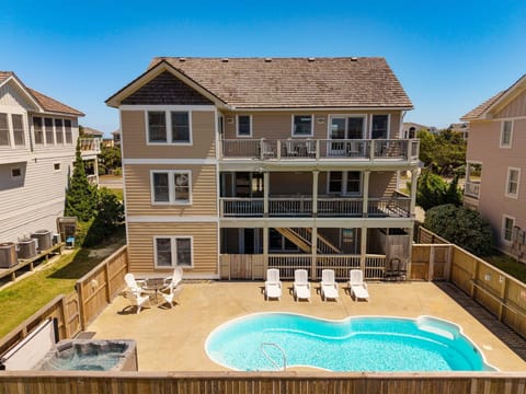 Enjoy a dip out back in the Private Pool!