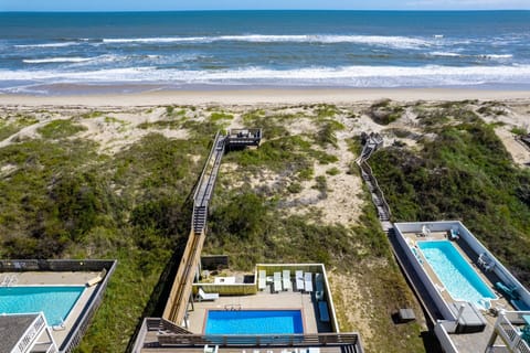 Enjoy a dip in the Private Oceanfront Pool at the end of the day!