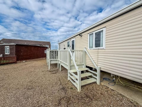 Cozy exterior with private deck for peaceful mornings