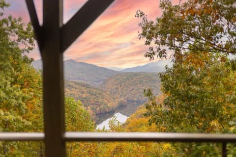 Incredible Views of Lake Cheoah from the Deck