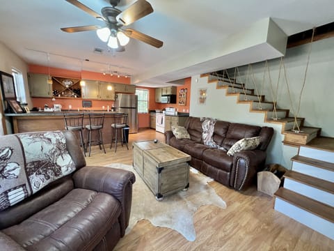 living room with smart tv 