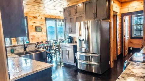 Fully stocked kitchen