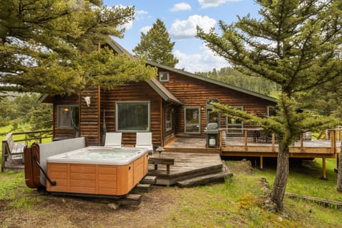 Soak in the hot tub after exploring Bozeman.