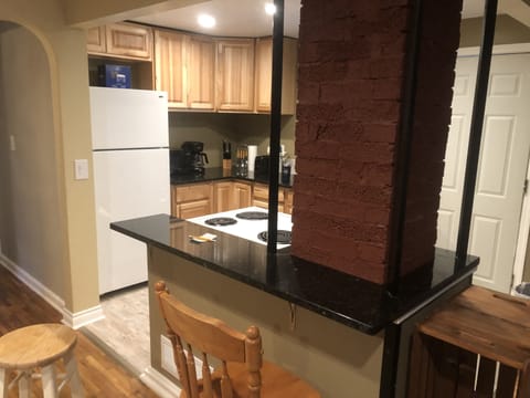 Full kitchen, new cabinets and granite countertops
