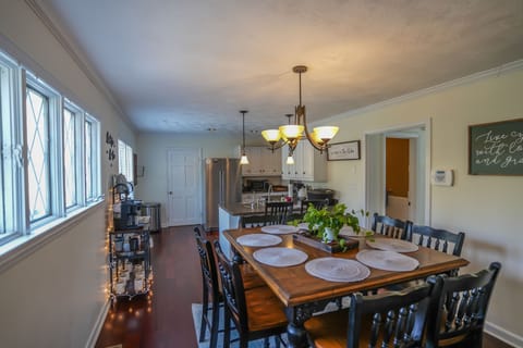 Kitchen and Dining Room.