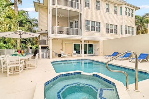 Slip into sun-drenched serenity—your private heated pool is pure Florida bliss.