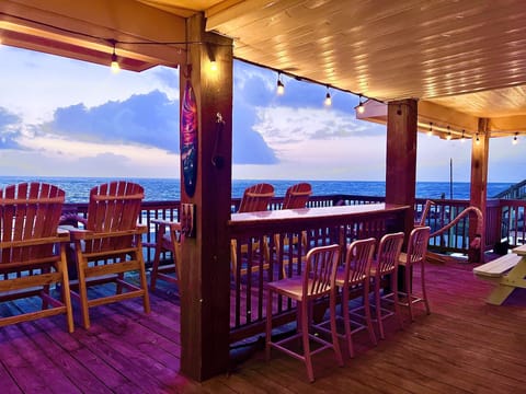 Main deck with epic sunrises!