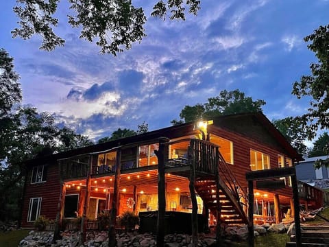 front of house (side facing the lake)