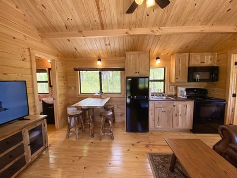 Kitchen and kitchen table