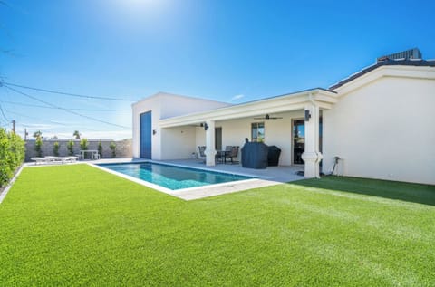 POOL IS HEATED AND COOLED EXCEPT IN WINTER MONTHS WHEN ITS BELOW 50 DEGREES