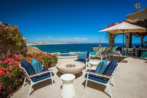 Sweeping views of Palmilla Bay, the city of San Jose del Cabo, and the moutains!