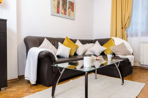 The living room 