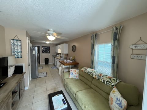 Living Area, Dining Table, Kitchen
