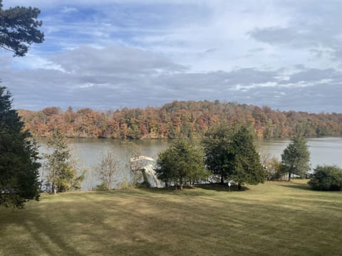 late October fall foliage from the deck - even prettier in November!