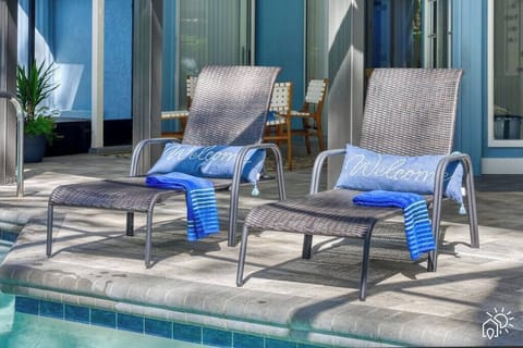 Cool off and unwind in your private heated pool oasis.